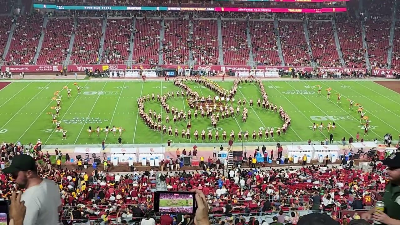 Sept 20, 2025, USC Trojan Band pregame 