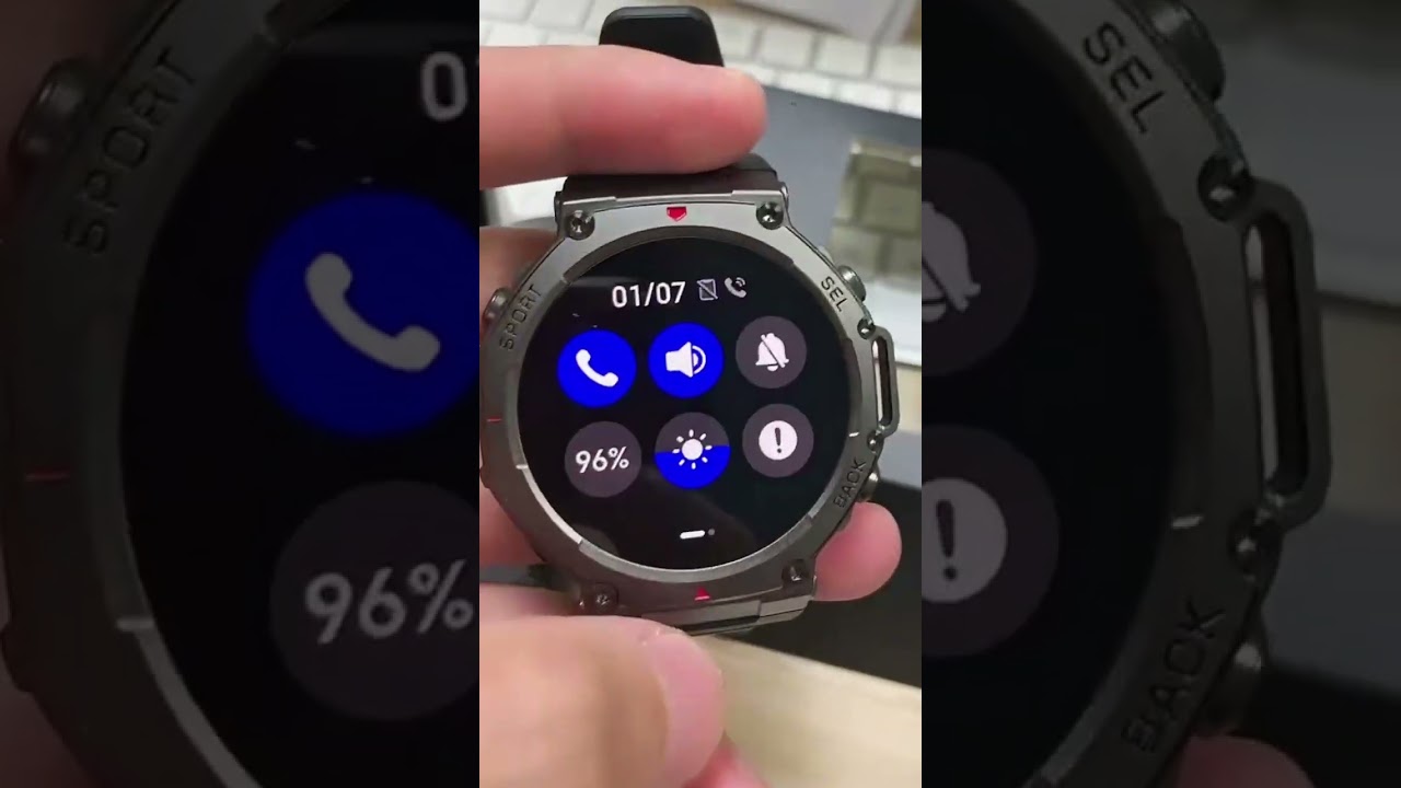 DM58 Smart Watch Good Protection Interchangeable Straps GPS Positioning Real Time Health Monitor