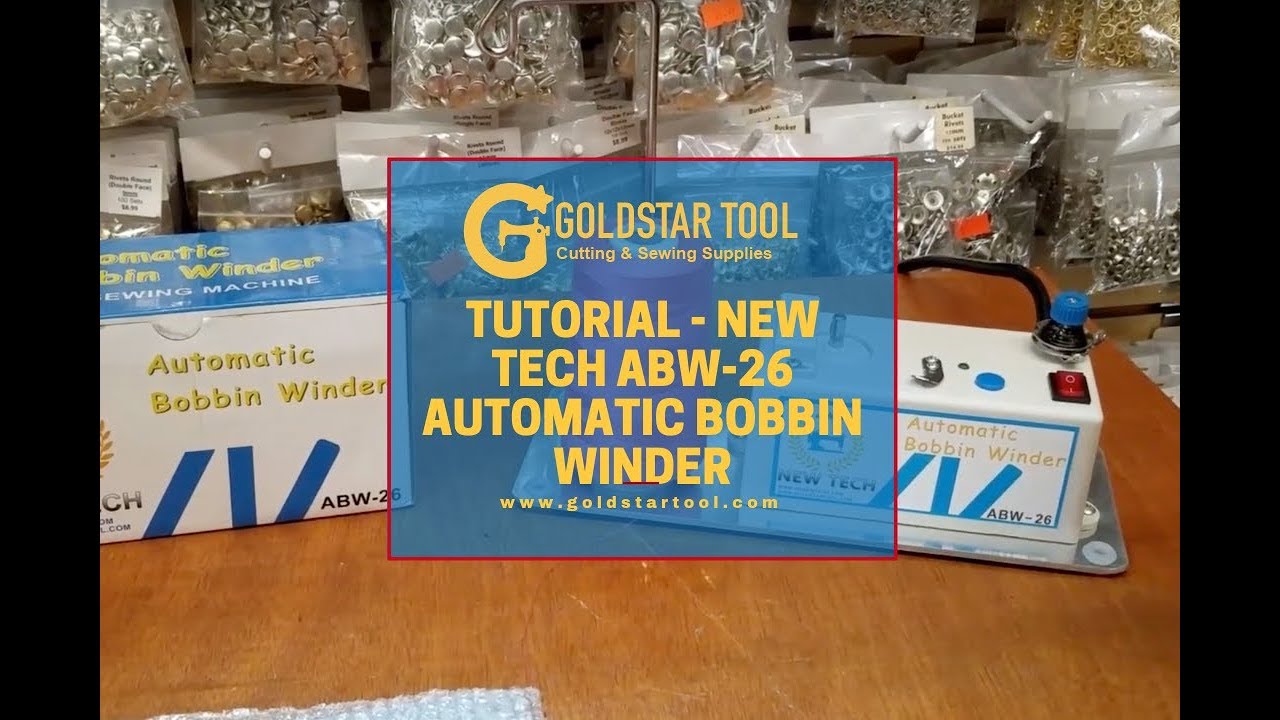 Учебное пособие — Автоматическая намотка шпуль New Tech ABW-26 — Goldstartool.com — 800-868-4419