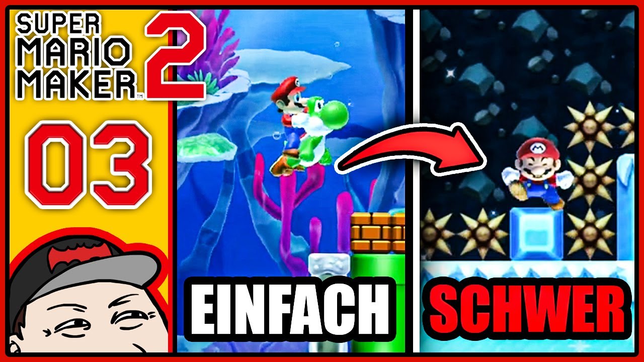 Kontrast zwischen Sehr Schwer und Leicht | Super Mario Maker 2 #03