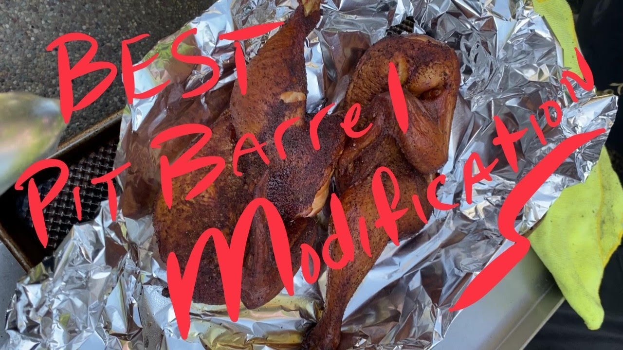 Pit Barrel Modification!!!!!     GRILLING like a BBQ