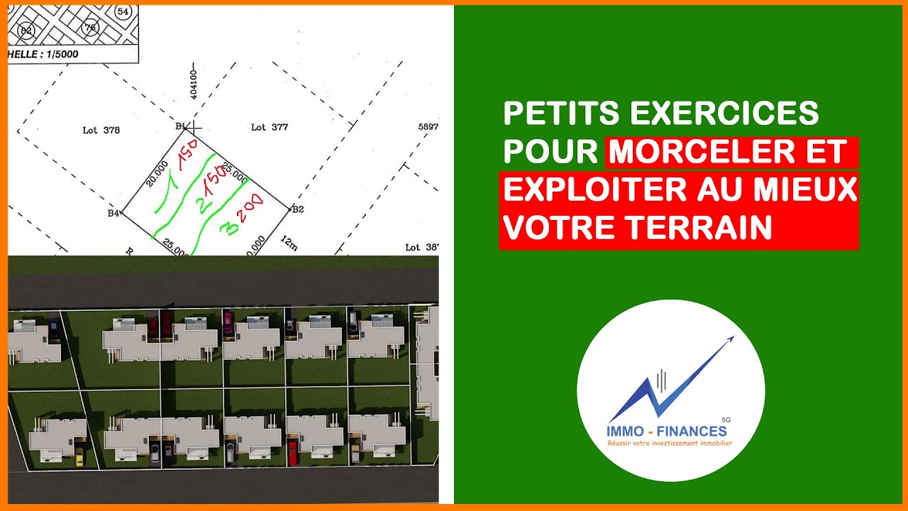 Petits exercices pour morceler et exploiter au mieux votre terrain