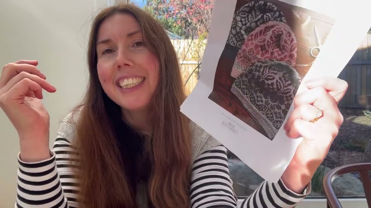 🌸Come & knit the Alpine Bloom Hat with me 🌸 Fair isle knitting beanie - Heirloom alpaca Spotlight 