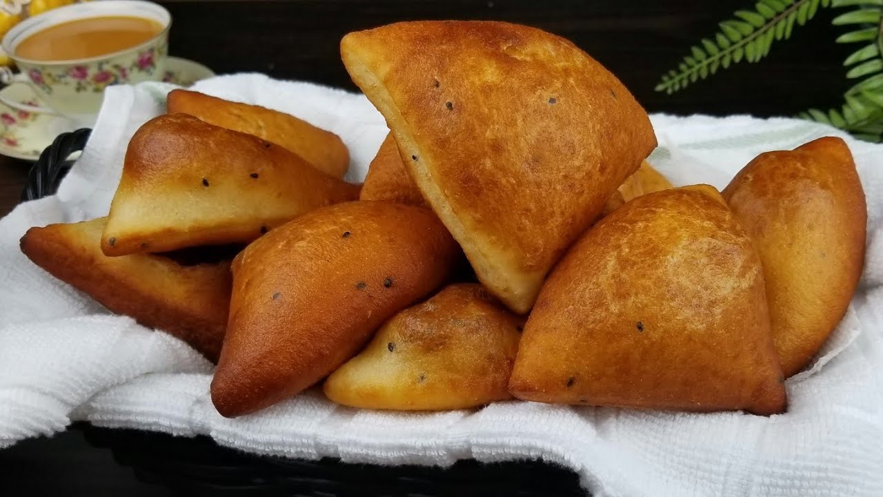 فطائر صباحية ومسائية حضرمية سهلة بدون فرن ( مقصقص باخمري خمير حالي ) Donut Triangles Recipe