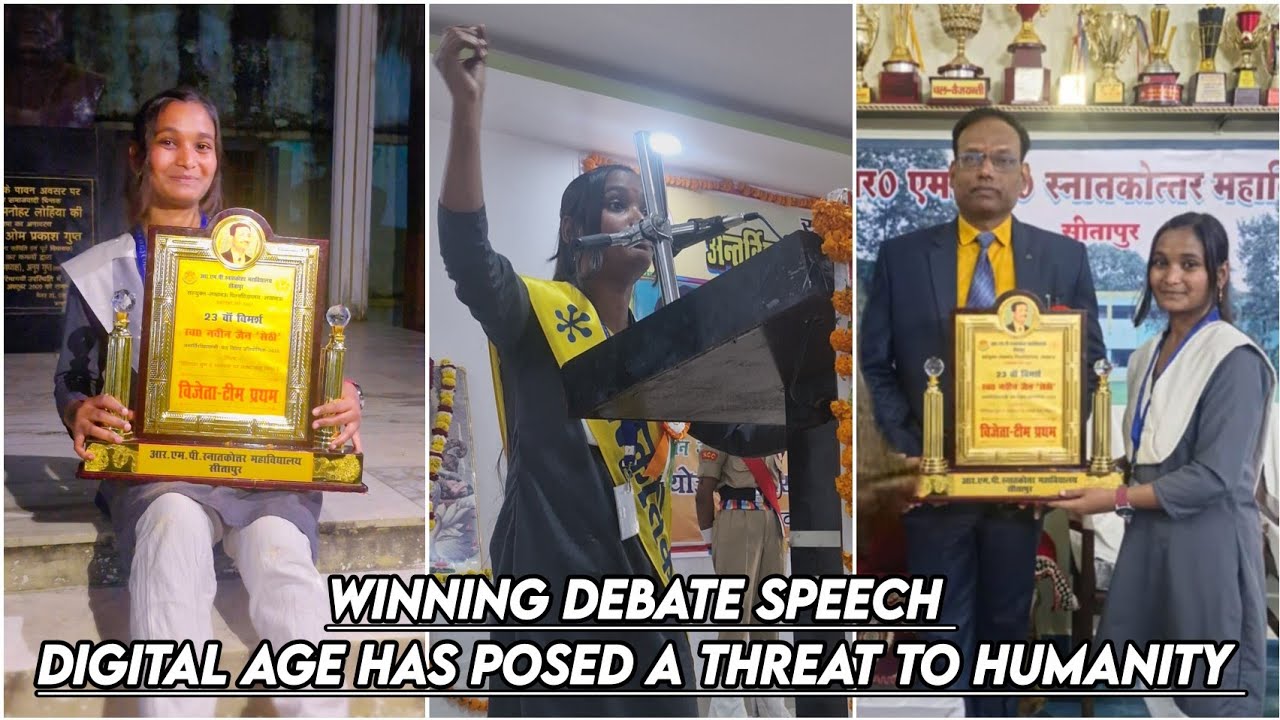 🏆 Faroza Akmar | First Prize National Level Debate Speech | 