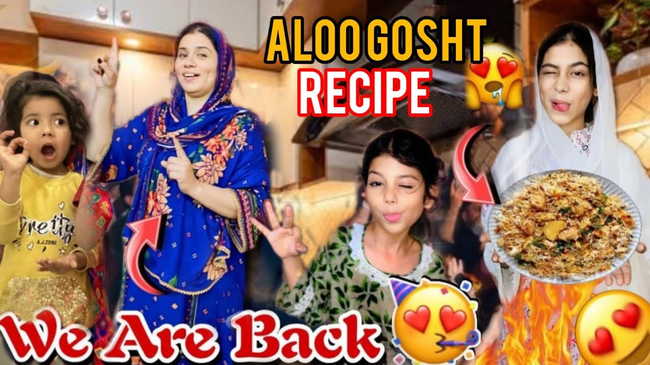 Mama Ne Banaye👩🏻‍🍳 Delicious😋🤤 Aloo Gosht 🥵🌶️ | Reply To BAD COMMENTS 😡🔥#food #reels 