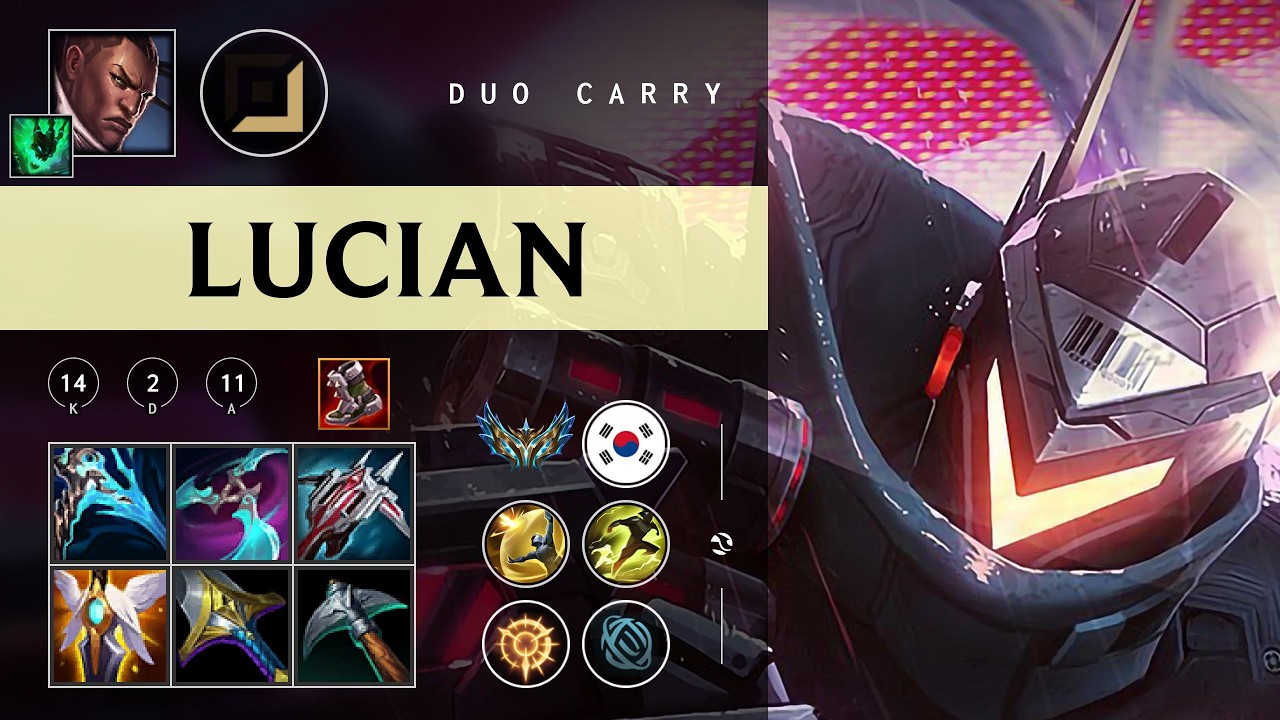 Lucian ADC vs Ezreal - KR Challenger Patch 26.04