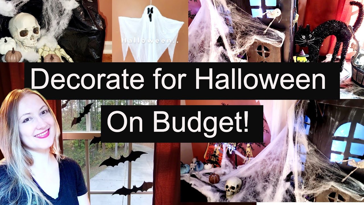 DECORATE FOR HALLOWEEN ON A BUDGET // HALLOWEEN DECOR DIY // HALLOWEEN