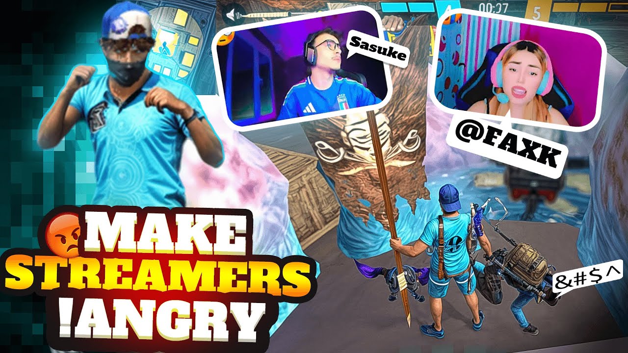 MAKE STREAMERS ANGRY🔥😈جعل ستريمرز غاضبين