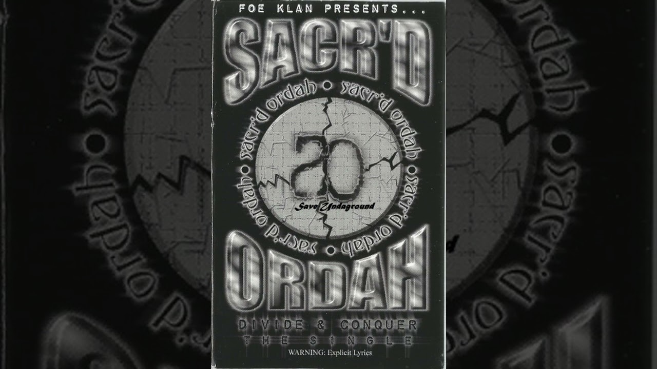 Sacr'd Ordah – Divide & Conquer Full EP Maxi Single 1999 Cassette