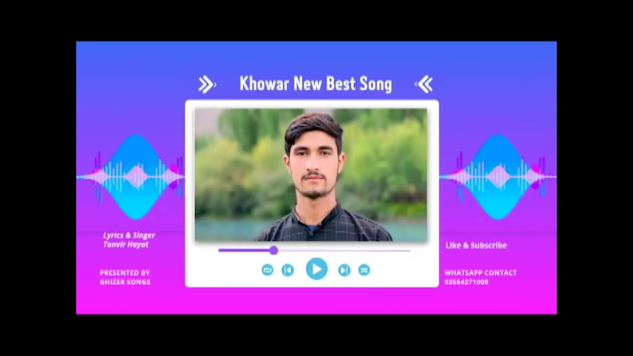 Khowar New song Bewafa Sanam ||Singer And lyrics Tanvir Hayat ||