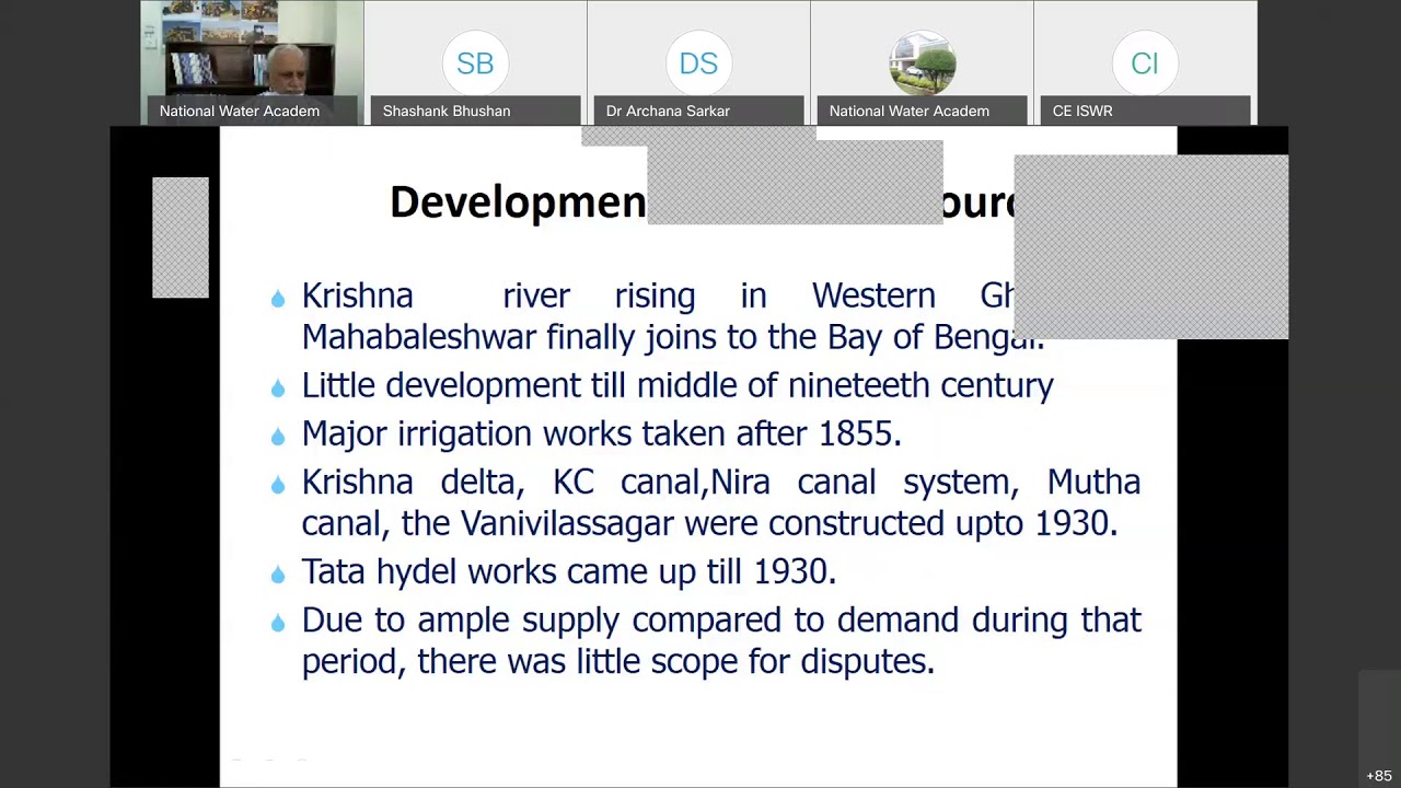 Challenges Krishna Water Dispute  I&ndash; a case study_SNHuddar