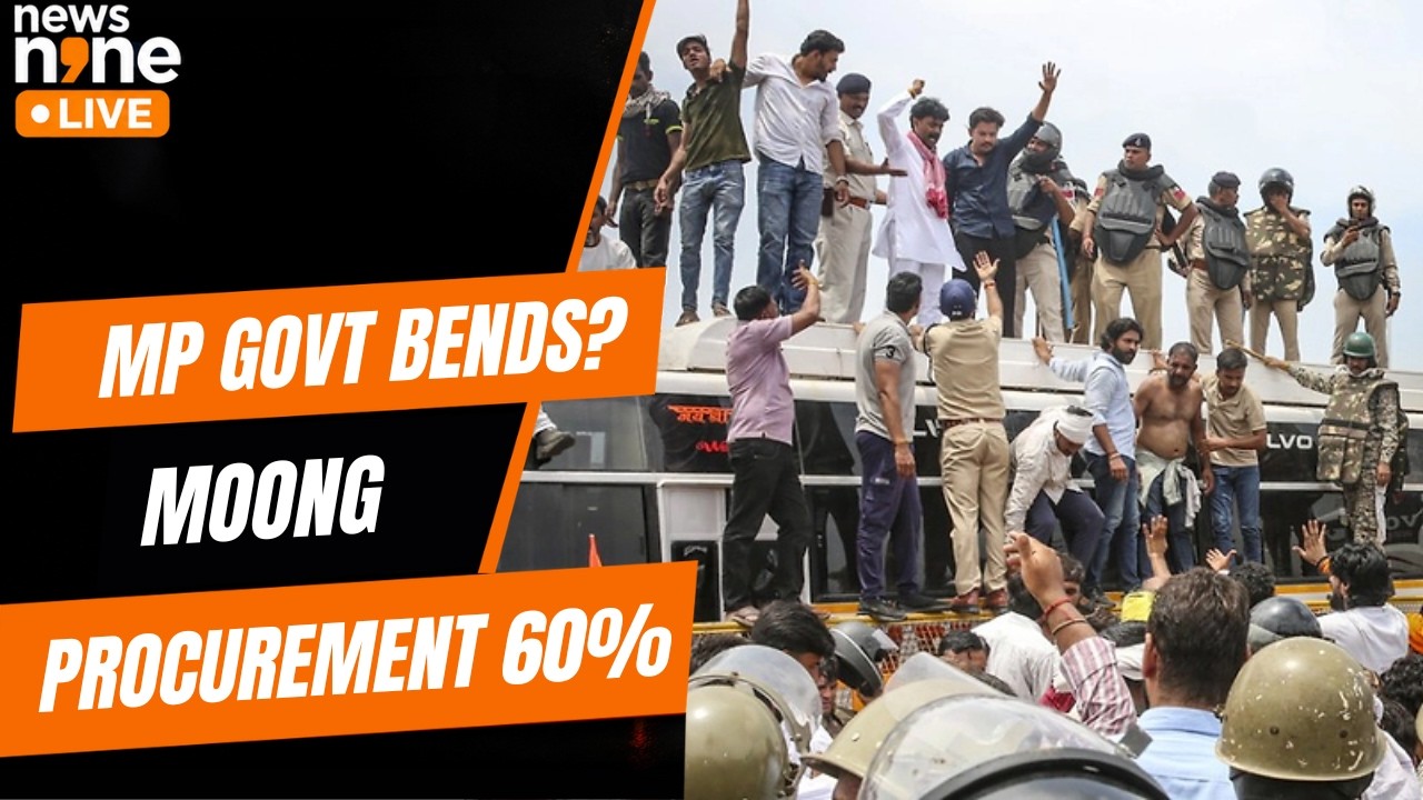 MP Farmers&rsquo; Protest: Moong Procurement Limit Raised From 25% To 60% | News9