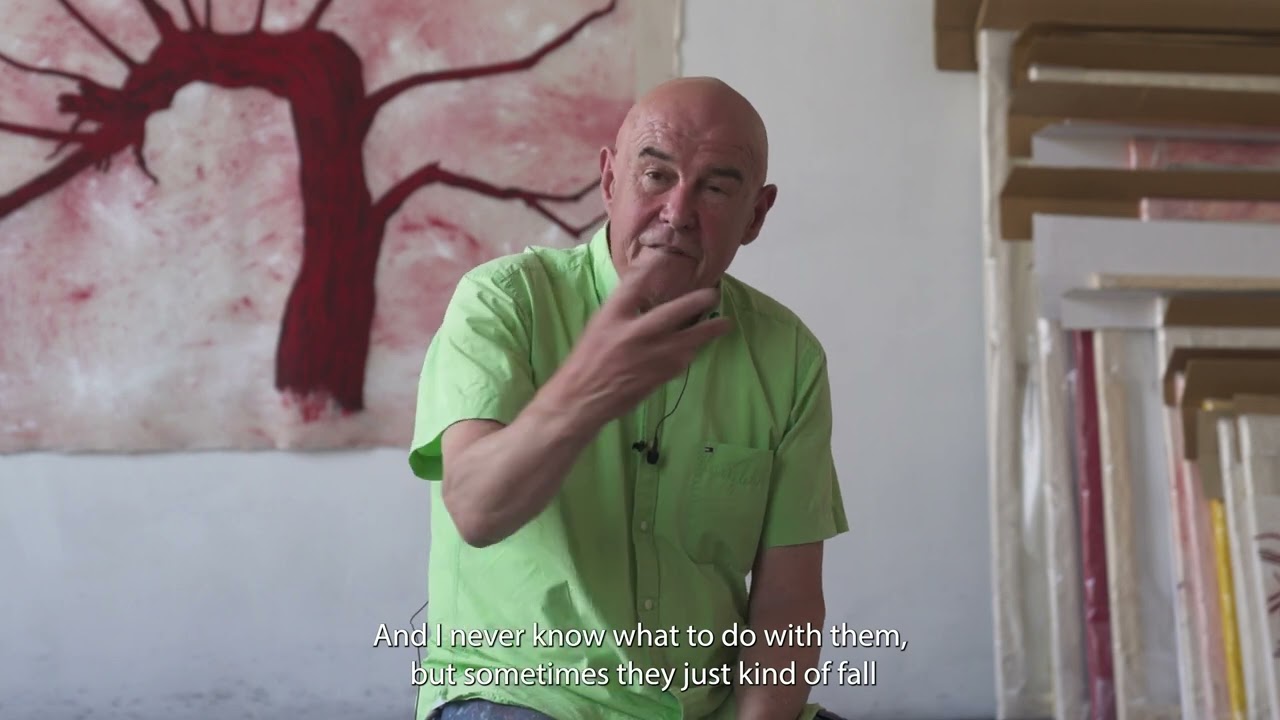 Tony Bevan on his studio, techniques and materials