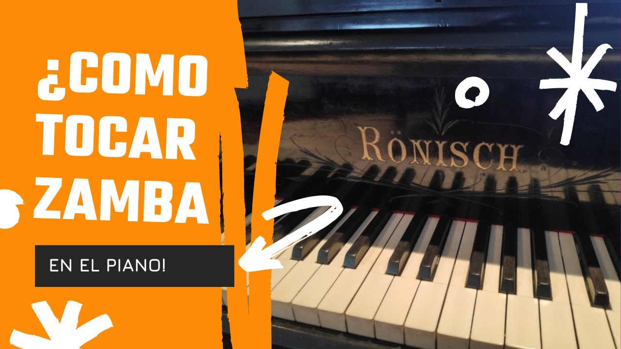 Cómo tocar zamba en piano? Acompañamiento de piano | TUTORIAL |