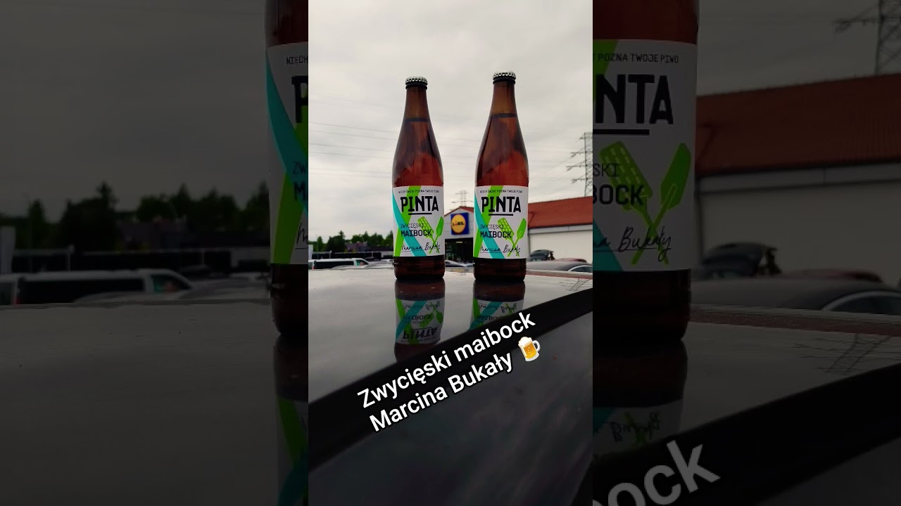 zwycięski maibock Marcina Bukały - pinta #piwo #zwycięstwo #wybijsie #wyświetlenia