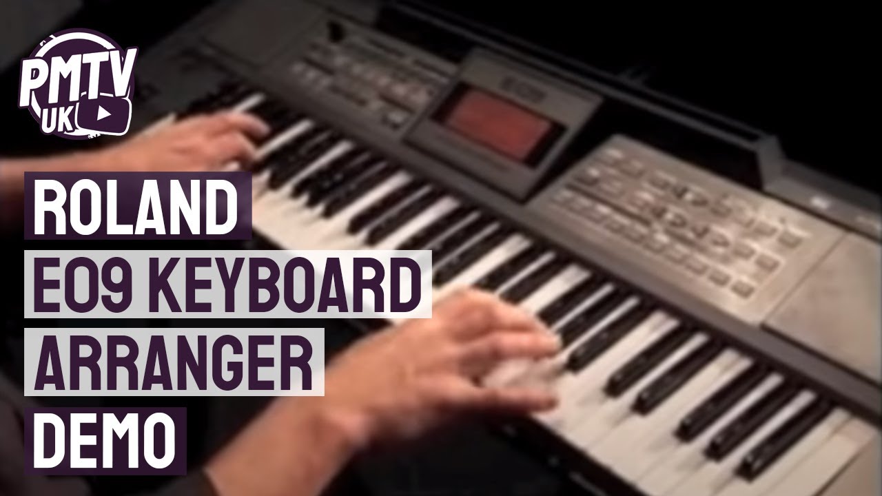 Демонстрация клавишного аранжировщика Roland E09