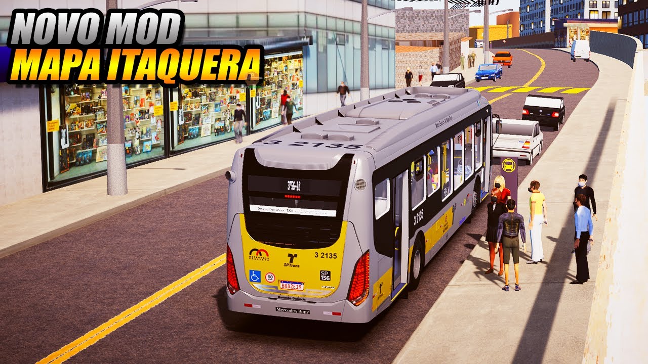 NOVO MOD MAPA ITAQUERA NO PROTON BUS SIMULATOR !!! G27