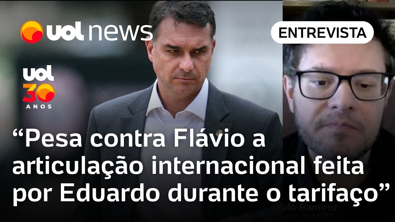 Flávio tenta reverter imagem negativa da família Bolsonaro no cenário internacional, diz professor