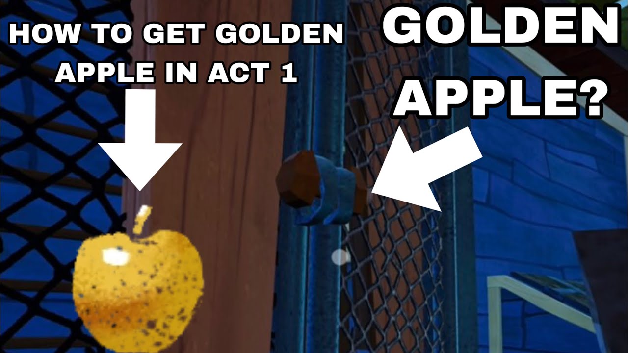 Hello neighbor act 1 how to get golden Apple (kinda…) [ACT 1 ] [GOLDEN APPLE]