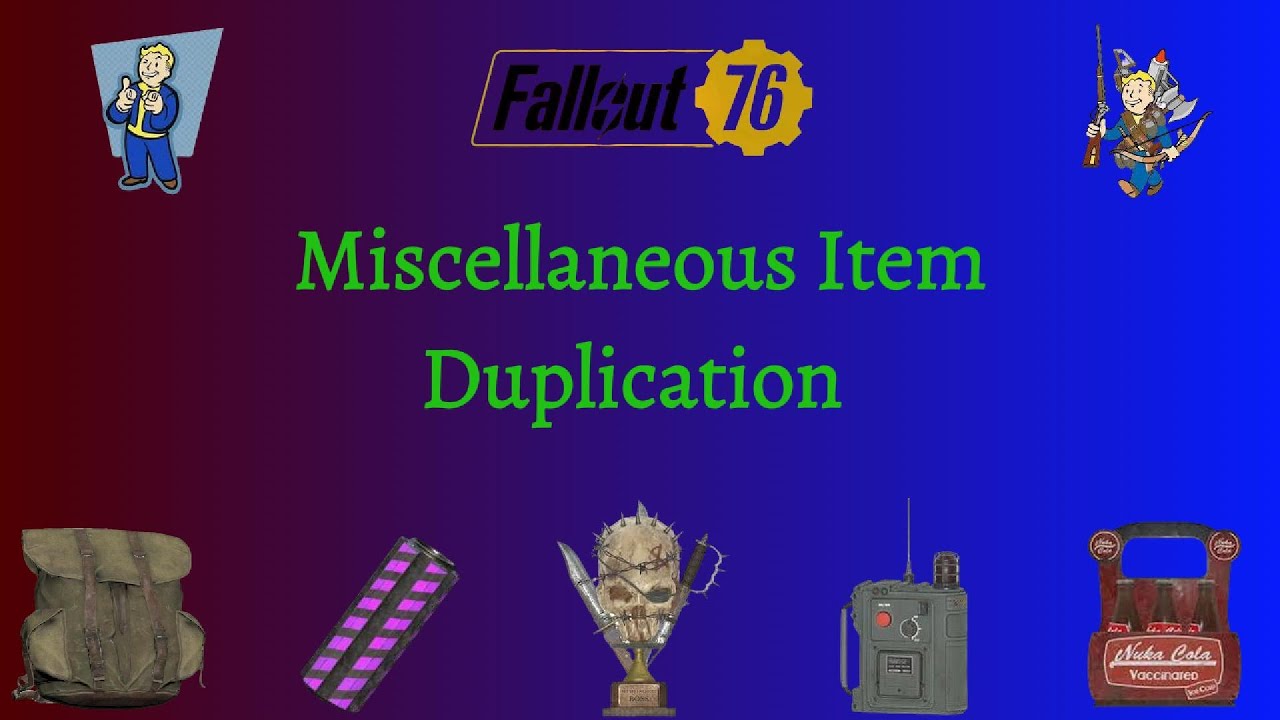 (Fallout 76) Ошибка копирования различных квестовых предметов