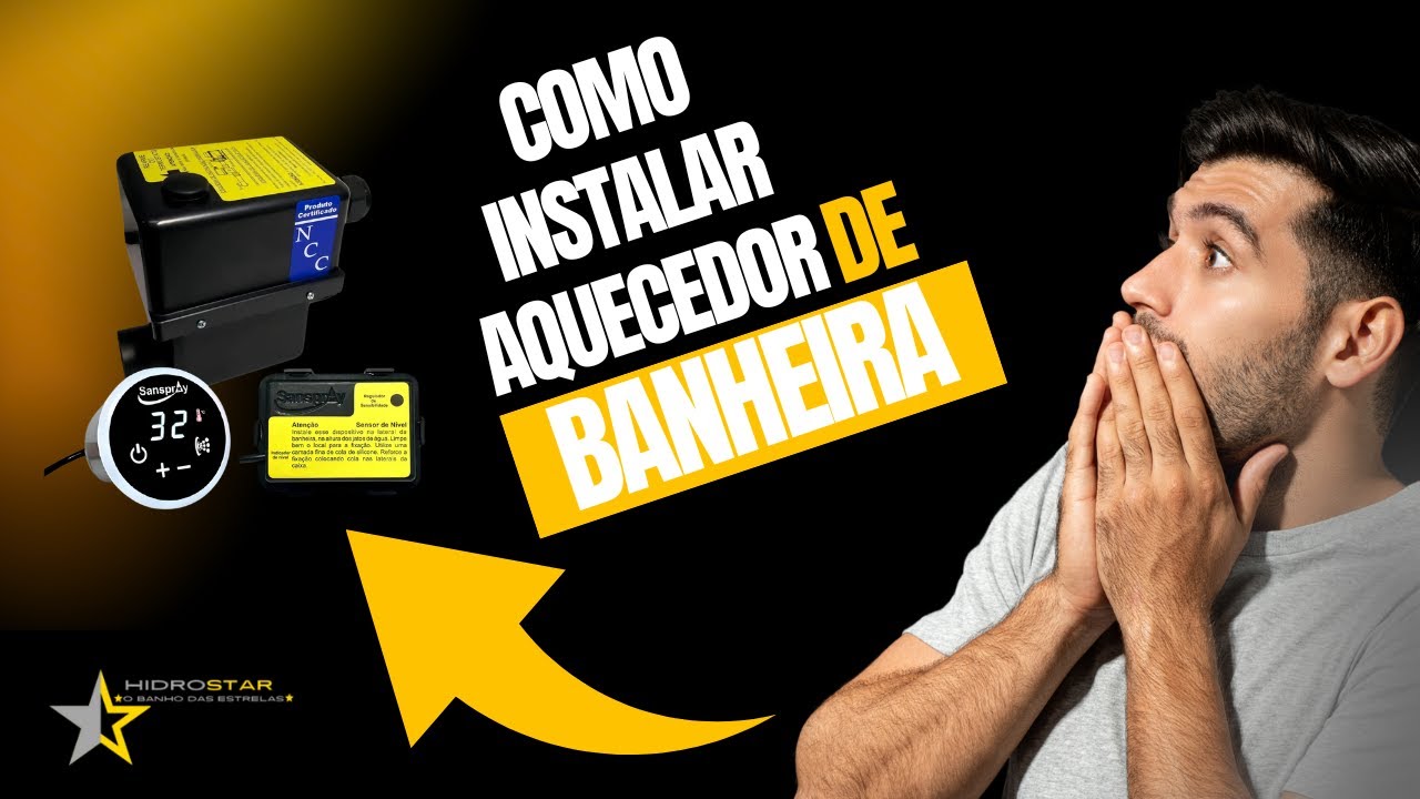 Como instalar o aquecedor e bomba da Banheira de hidromassagem.