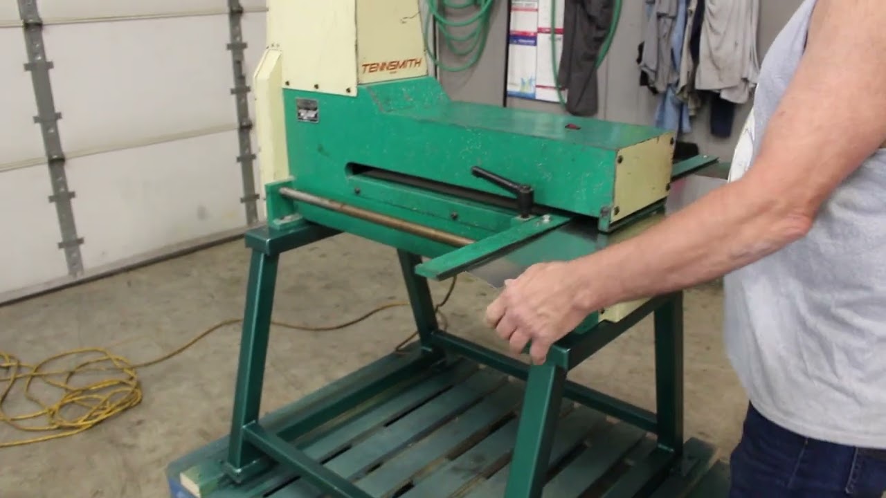 Used Tennsmith 16 Ga. Sheet Metal Slitter Machine for sale - SOLD