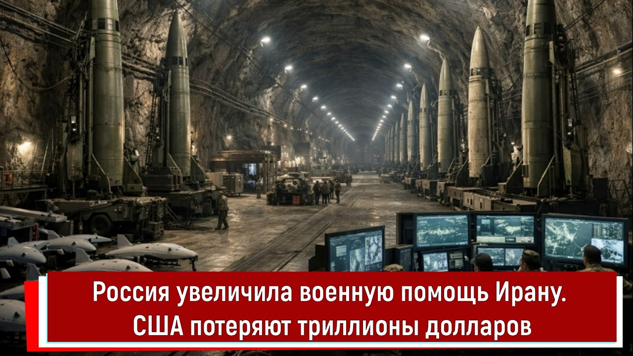 Россия увеличила военную помощь Ирану. США потеряют триллионы долларов