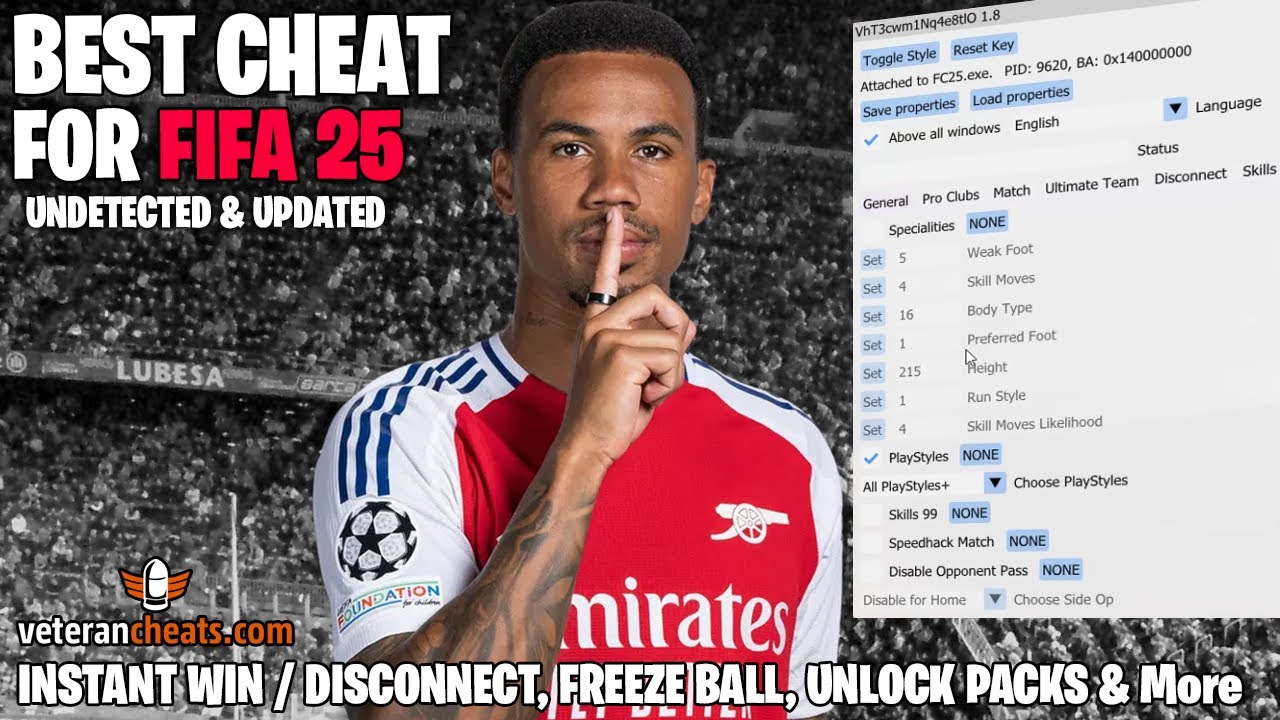 UNDETECTED FC 25 CHEAT - Farm Million Coins, Unlock All Premium Packs- Veterancheats.com