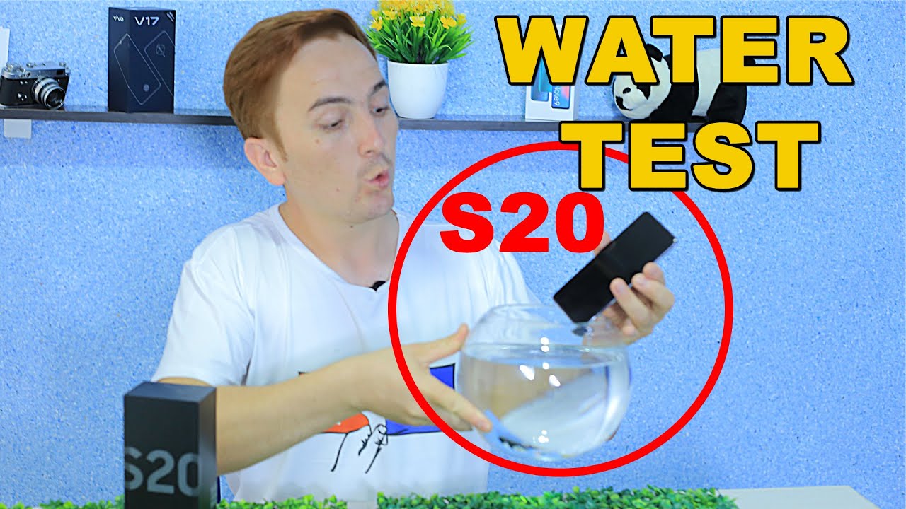 Samsung galaxy S20 water test
