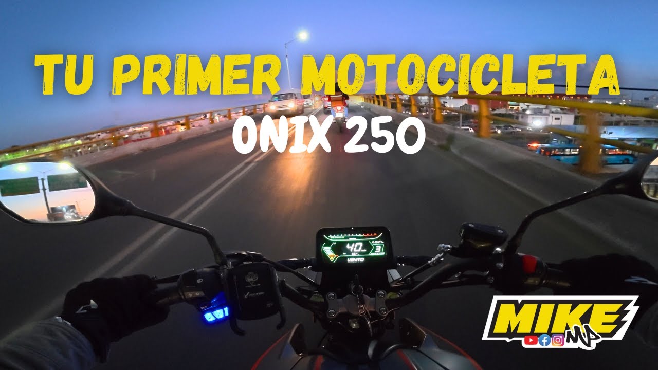 Prueba de MANEJO en CIUDAD Vento Onix 250🚨 ¡Muy BUENA para COMENZAR! 😁 ¿Vale lo que cuesta?