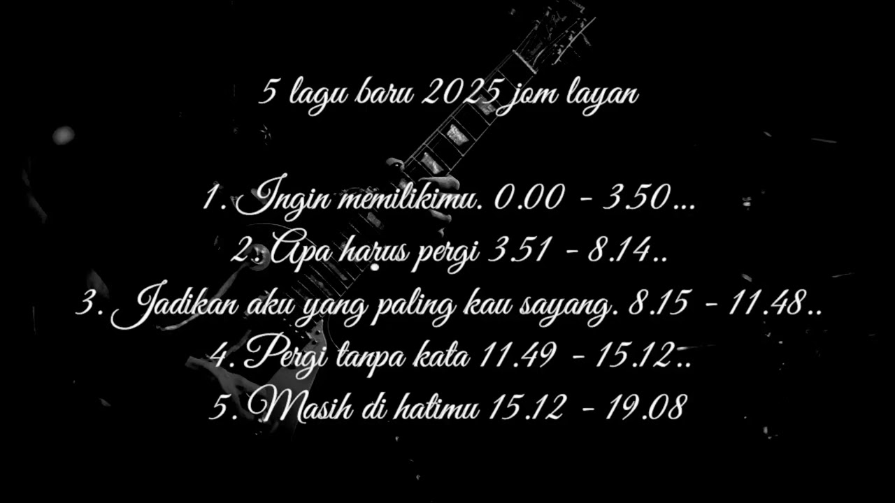 5 lagu baru 2025 jom layan 
