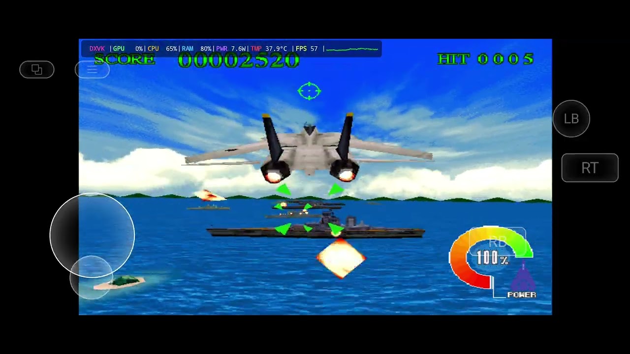 SKY Target AfterBurner Arcade Android Gamehub PC Windows Emulator Mali Mediatek Dimensity 8100 