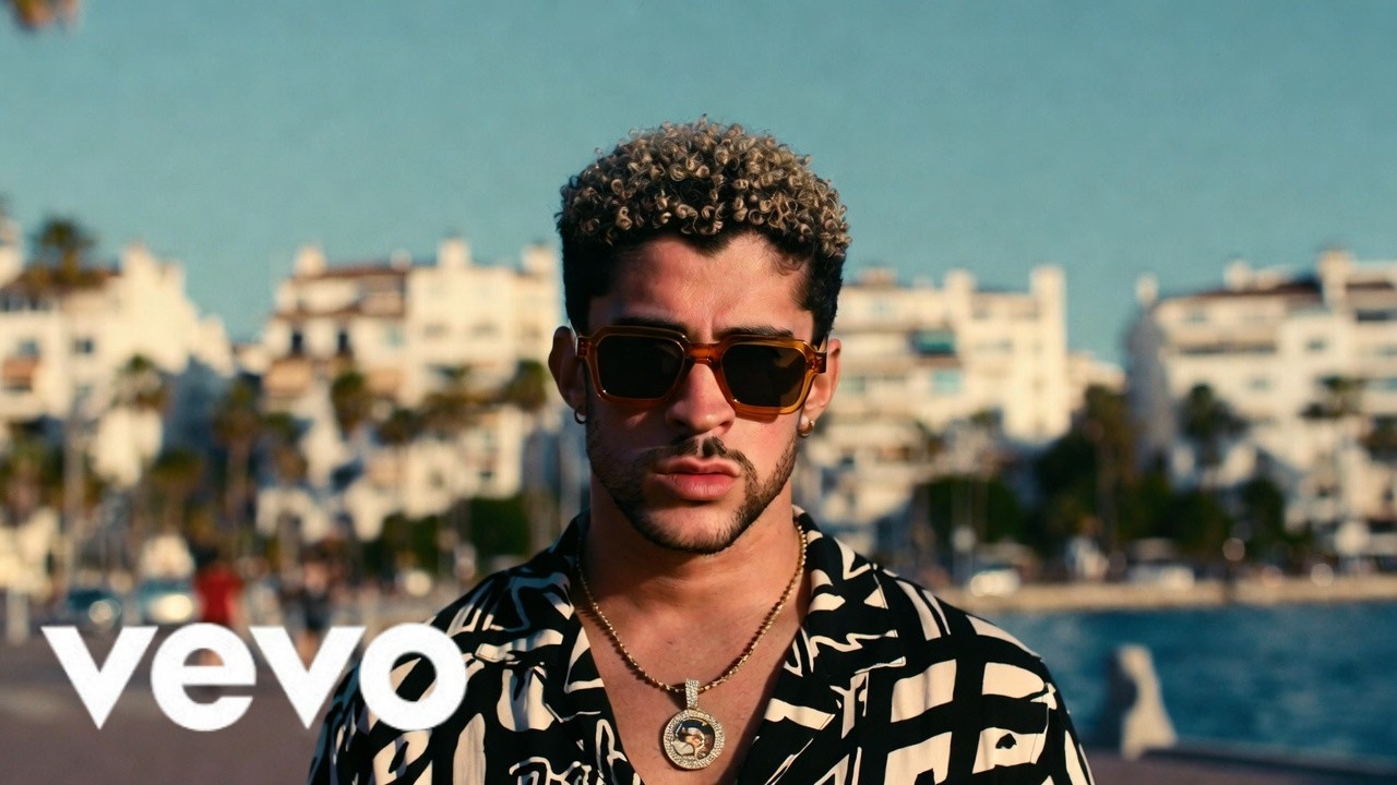 Bad Bunny — Amor en Marbella (Spanish Lyrics Video 2026)