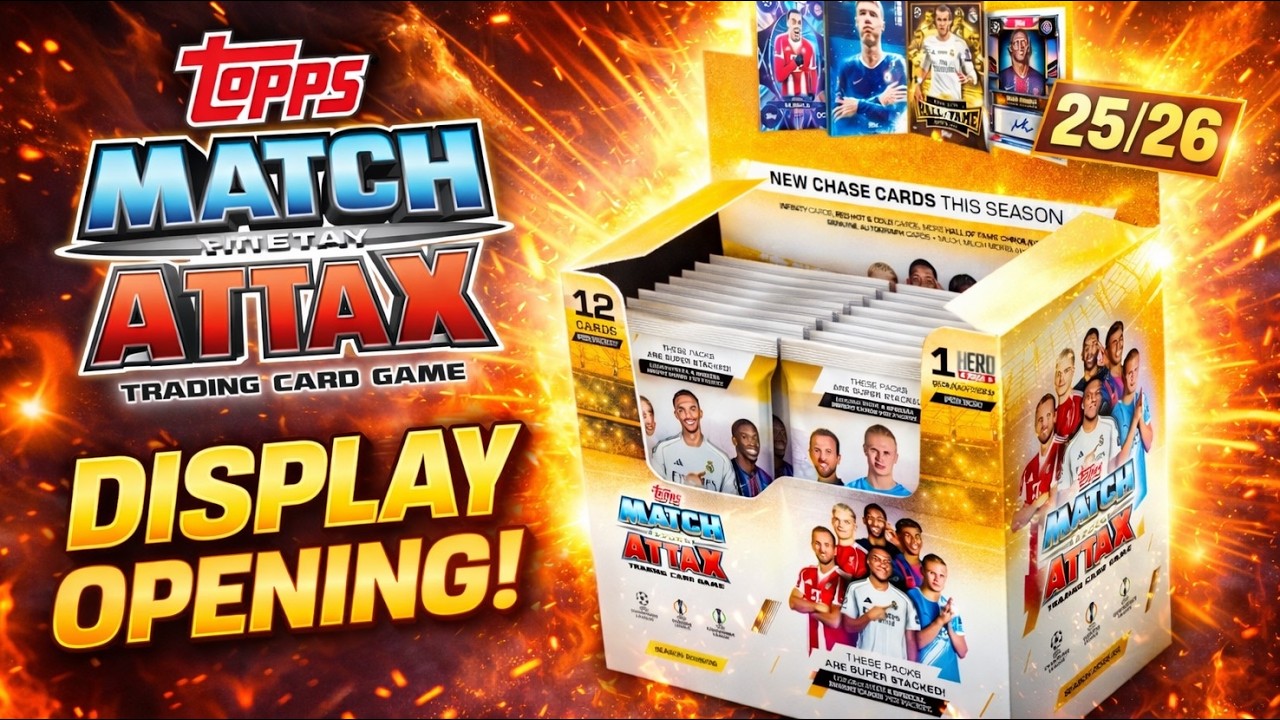Display Opening 32 Packs 😱🔥Topps MATCH ATTAX  Champions League 25/26