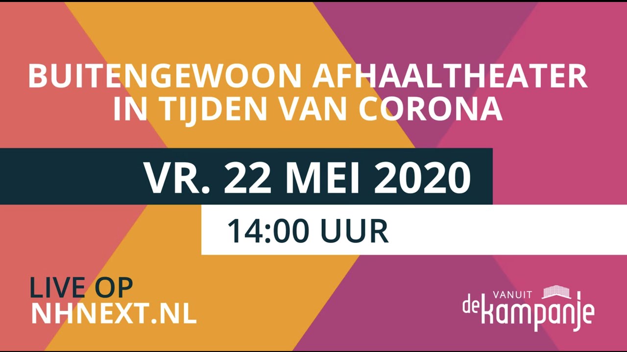 Buitengewoon afhaaltheater in tijden van corona - Ger Welbers, Ilse van Dijk & Patrick van Mil