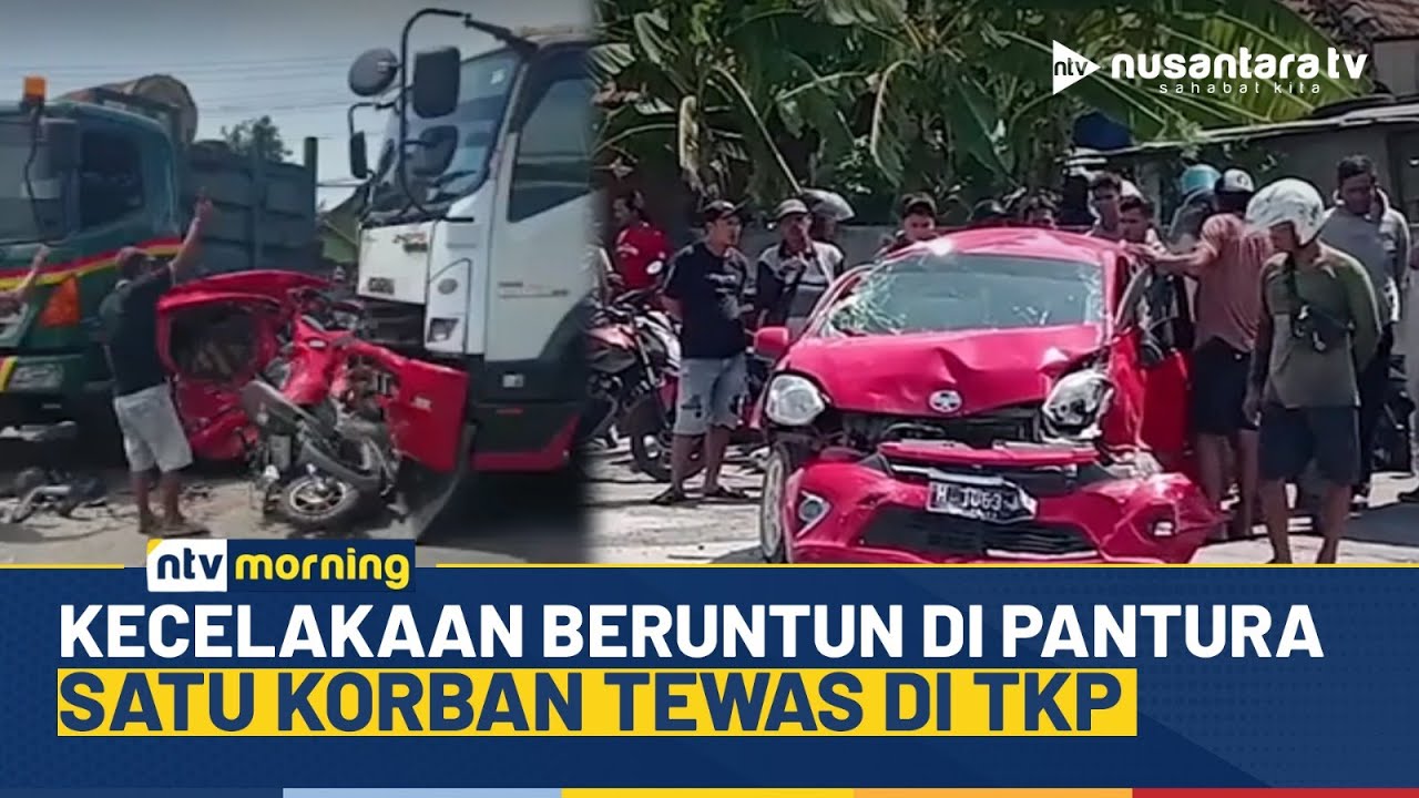 Tragis! Kecelakaan Beruntun di Jalur Pantura, 6 Kendaraan Ringsek dan 1 Korban Tewas | NTV MORNING
