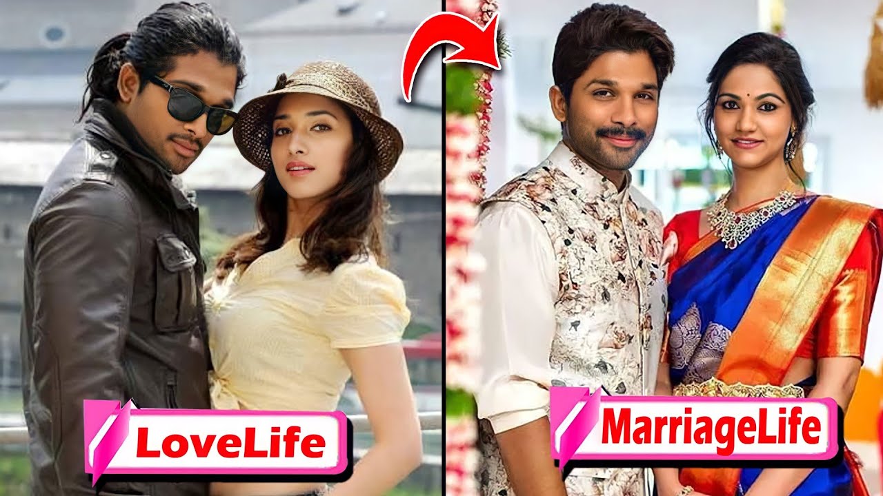 Know about the love life and married life of South Indian actor Allu Arjun.