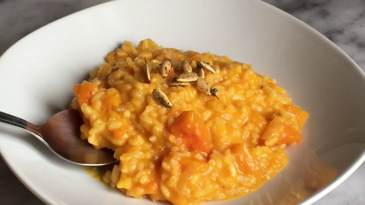 Risotto potimarron au four