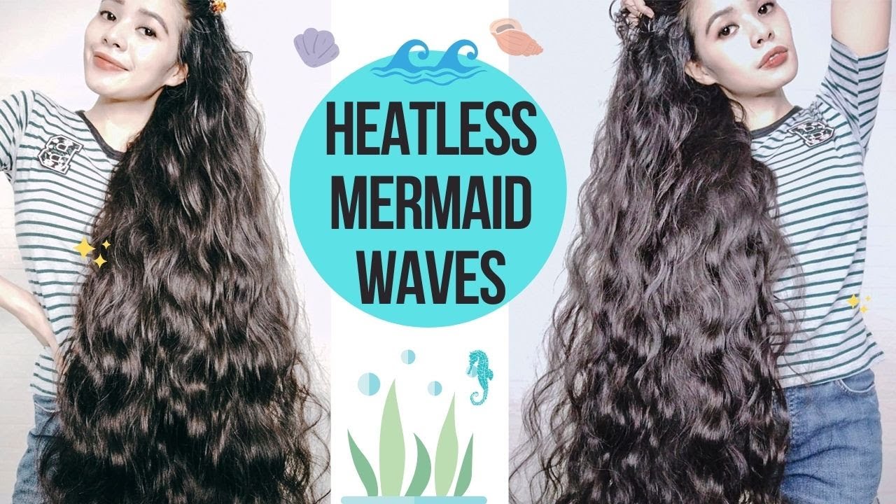 Heatless Voluminous Mermaid Waves! Beautyklove