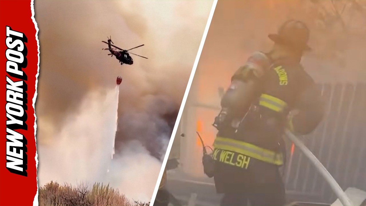 Firefighters Desperately Work to Contain Fast-Moving Nevada Wildfire