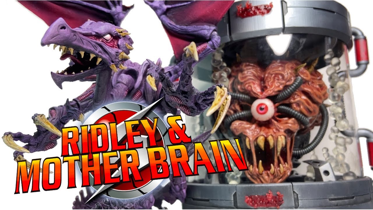 RIDLEY & MOTHER BRAIN Custom Action Figure Showcase