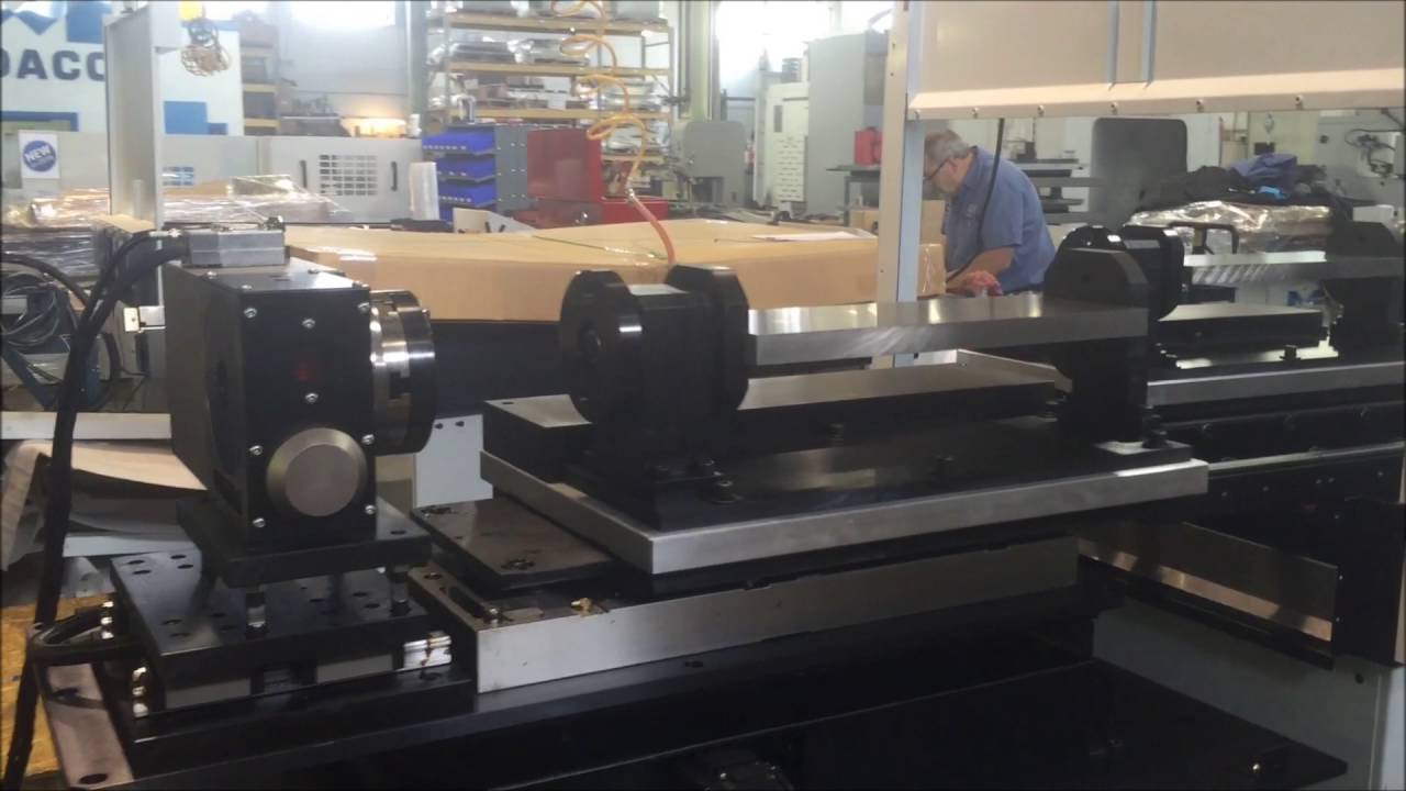 #MIDACO #Trunnion System for Automatic #PalletChanger on 4th Axis for #CNC #Automation