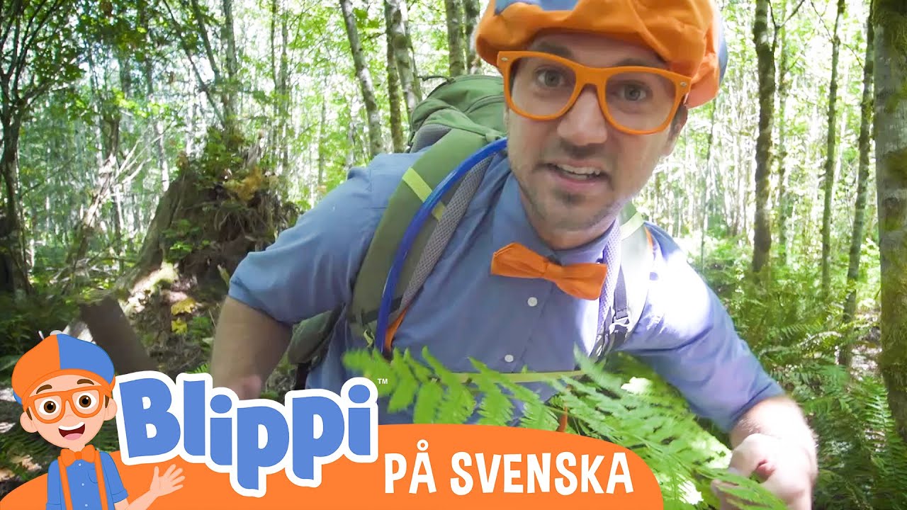 Blippi Svenska | Besöker en campingplats| pedagogiska videor för barn