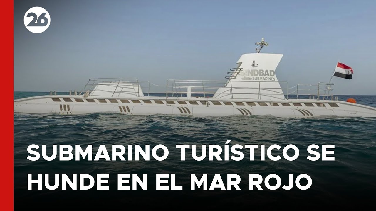 🚨 TRAGEDIA en el MAR ROJO: SUBMARINO TURÍSTICO se HUNDIÓ y hay MUERTOS