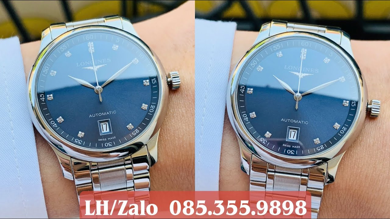 (Top Yêu Thích-Lh: 085.355.9898) Đồng Hồ Longines Master Collection Diamond Blue Dial-L2.628.4.97.6 