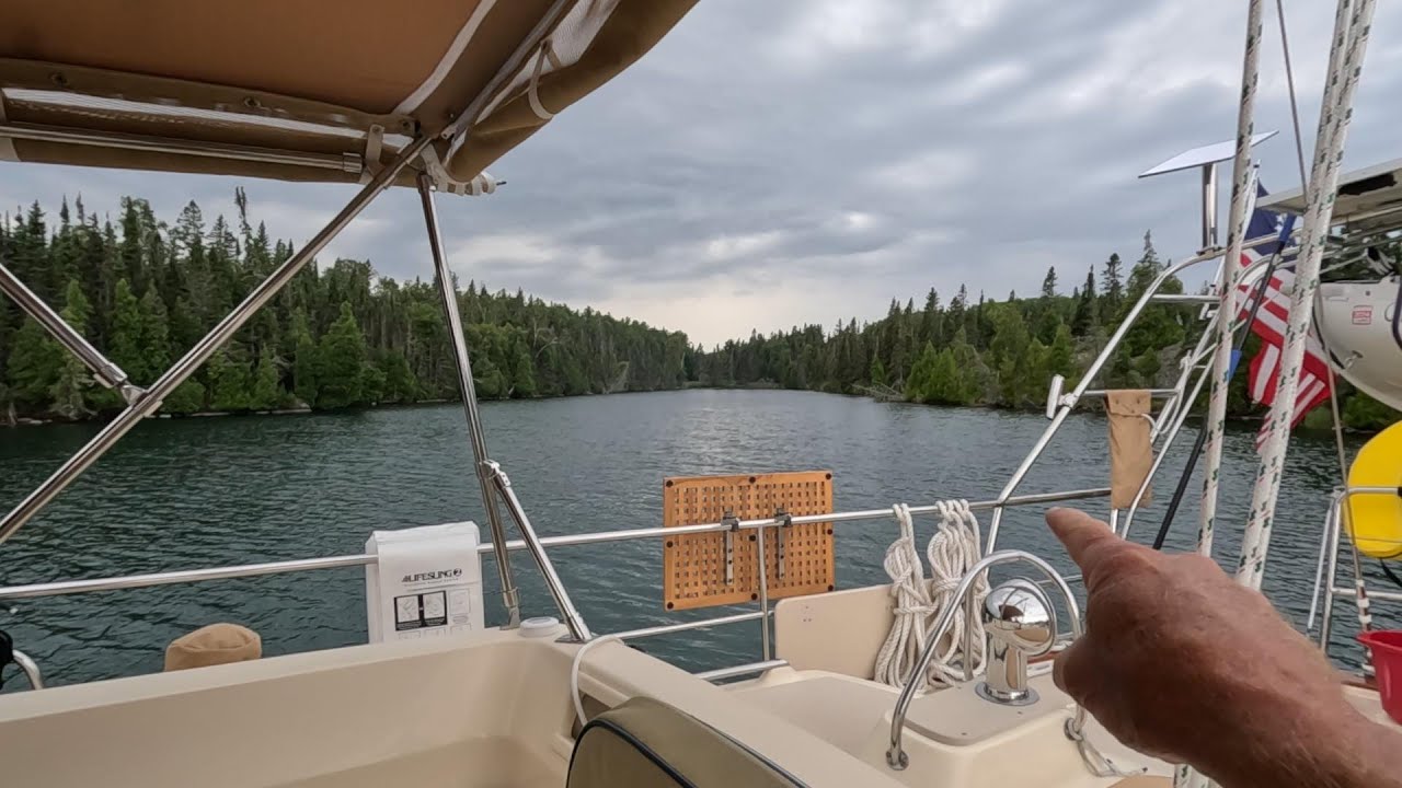 Sailing Lake Superior - Willard Island to Isle Royale
