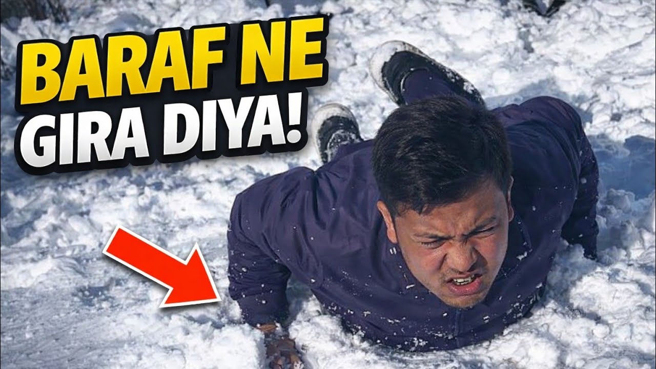 Malam Jabba Snowfall ❄️ | Baraf Mein 3 Baar Phisal Gaye 😂 | Travel Vlog