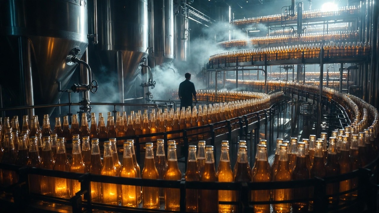 Inside a $1 Billion Beer Factory – Millions of Bottles Made Daily