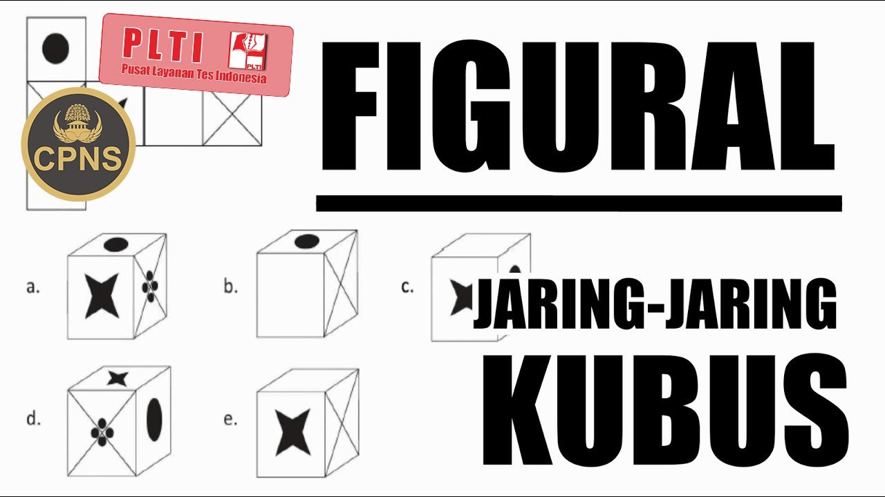 Soal figural Jaring Kubus Untuk TKDA Serdos / CPNS / Karyawan Baru